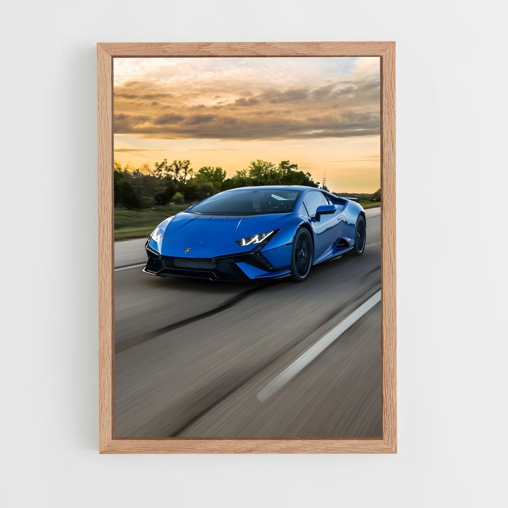 Poster Huracan de Lamba – affiche Lamborghini (vue 4)